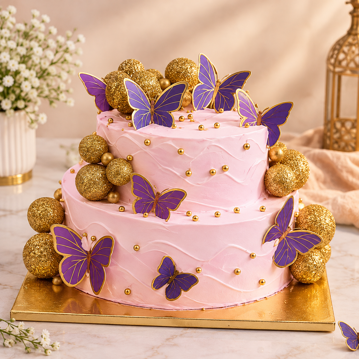 Butterfly Celebration Cake